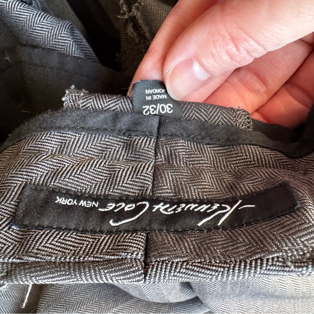 Men's Navy and Black Pants - Picture 3 of 5